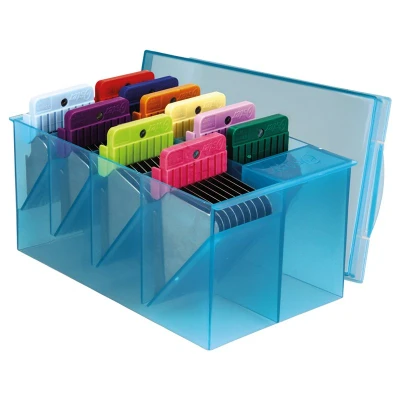 Image of Oster 10 Piece Stainless Steel Pet Clipper Guide Comb Kit (078936 100 000)