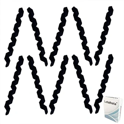 Image of Lotatheta 10 Pcs Black Wrap Spiral Bicycle Cable Sleeve Rubber Housing Protector Frame Guard for MTB Bike Shift Brake Line Pipe Anti Friction