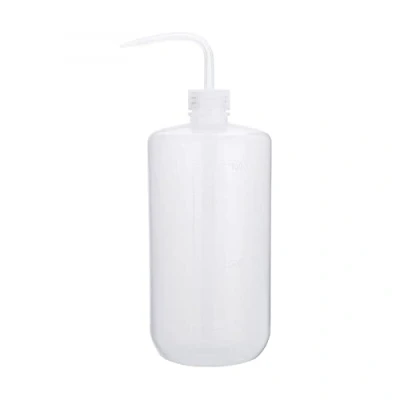 Image of 1000ml Plastic Safety Wash Bottle, Lab Squeeze Bottle with Narrow Mouth and Scale Labels, Squirt For Plant Flower Succulent Watering 1 Pack