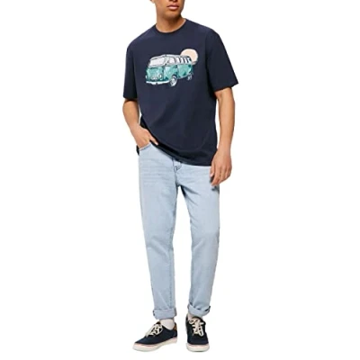 Image of Springfield Men&#039;s T Shirt, Dark Blue, XS