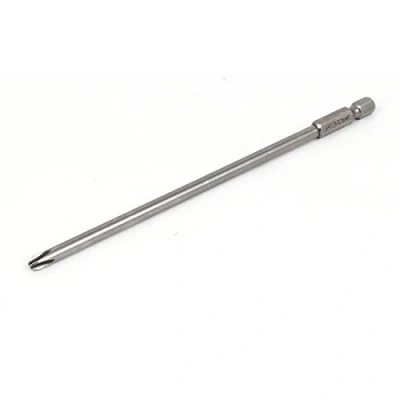 Image of sourcingmap 150mm Long Hex Shank 5mm Tip PH2 Magnetic Phillips Screwdriver Bit