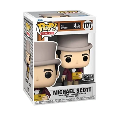 Image of Funko Pop! 58220 The Office Michael Scott with Golden Ticket (Special Edition) #1177, (FUN58220)