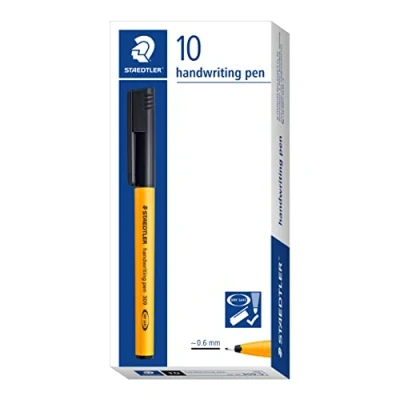 Image of STAEDTLER 309 9 Handwriting Pen Black (Box of 10)
