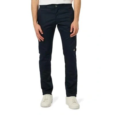 Image of Dickies, Men&#039;s, DOUBLE KNEE WORK PANT SKINNY STRAIGHT, DARK NAVY, 36W / 32L