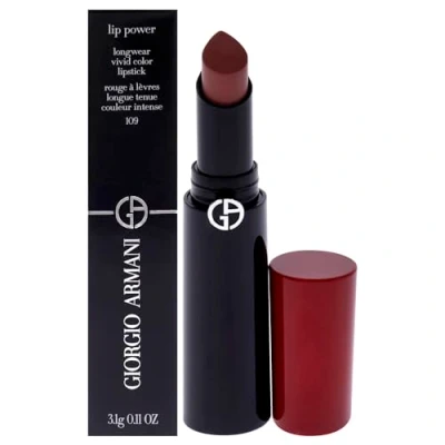 Image of Giorgio Armani Lip Power Lipstick Intimate 109
