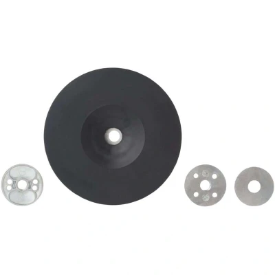 Image of 3M 09387 178mm x 5/8&quot; M14X2.0 Fibre Flat Back up Pad