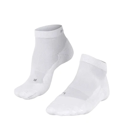 Image of FALKE Men&#039;s GO2 Short M SSO Cotton Anti Blister 1 Pair Golf Socks, White (White 2000), 5.5 7.5
