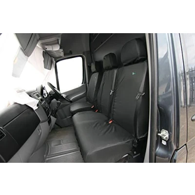 Image of Town &amp; Country Covers Tailored Double Seat Cover To Fit The Mercedes Sprinter (2006 2018) Volkswagen Crafter 2017)