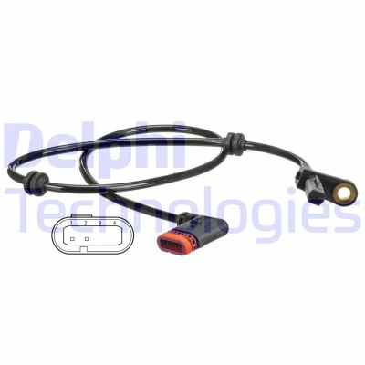 Image of 2215400917, 2219050201, A2215400917, A2219050201 ABS sensor DELPHI SS20543 Active 725mm MERCEDES BENZ: S Class Saloon, Coupe