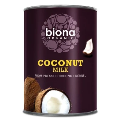 Image of (4 PACK Biona Organic Coconut Milk 400ml 4 BUNDLE