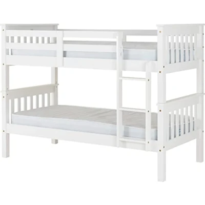 Image of Seconique Neptune 3&#039; Single Bunk Bed in White