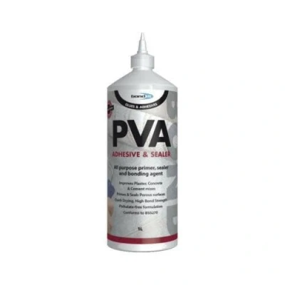 Image of BOND It PVA Adhesive Sealer All Purpose Primer Bonding Agent White Size 1L Dust Proofer Surface Porous GLUES