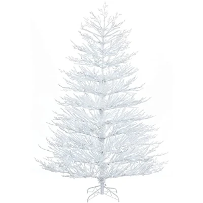 Image of WeRChristmas Pre Lit Arctic Ice Twig Christmas Tree, 240 White LED Lights, 7 ft / 210 cm