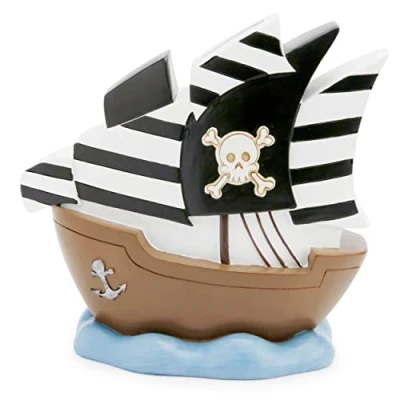 Image of Mousehouse Gifts Pirate Piggy Bank for Kids, Fun Ship Money Box Boys and Girls