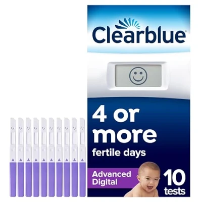 Image of Clearblue Advanced Digital Ovulation Tests Kit, 1 Holder And 10