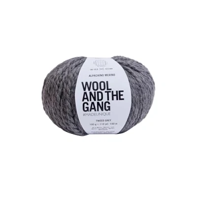 Image of Wool &amp; The Gang Alpachino Merino, Tweed Grey (098), 100g