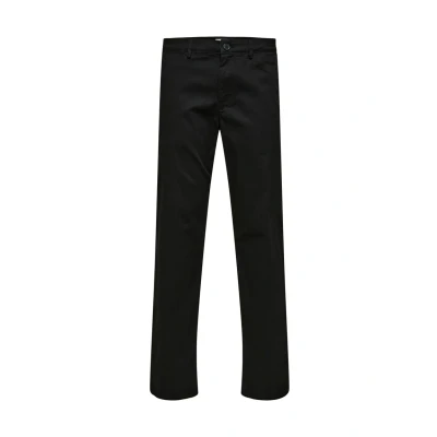 Image of Selected Homme Straightnew Miles FLEX NOOS Trousers, Men&#039;s, Size: 36x32, Schwarz