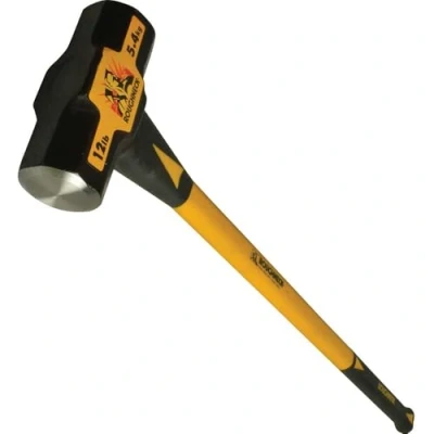 Image of Roughneck ROU65634 Sledge Hammer Durable Fibreglass Handle 12 lbs/5.5 kg,Black