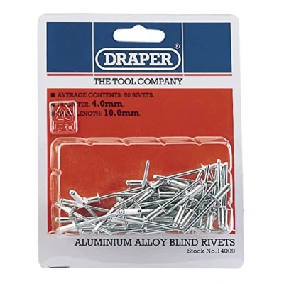 Image of Draper Blind Rivets, 4 x 10mm (50 Piece)