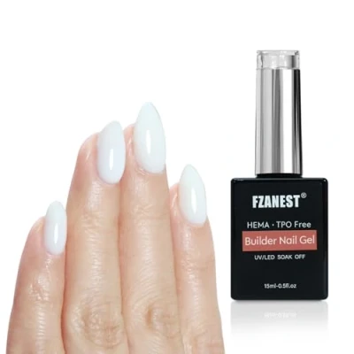 Image of FZANEST Hema free Builder Gel, Hard Gel for Nail Apex and Extension Strengthener in a Bottle LED UV Soak Off
