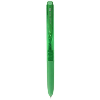Image of Uni Ball Signo Knock Ballpoint Pen RT1 0.28mm Color, Green (UMN15528.6)