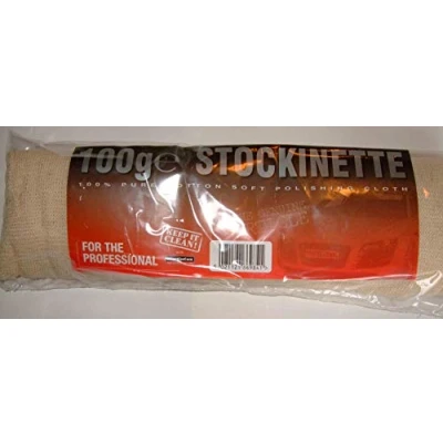 Image of Martin Cox Stockinette 100% Pure Grade A Super Soft Cotton Polish Mutton Cloth Muslin, (100g)