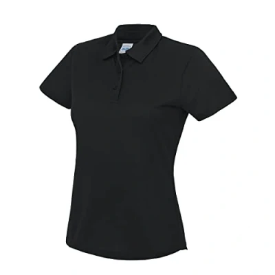 Image of AWDis Womens Cool Polo Jet Black