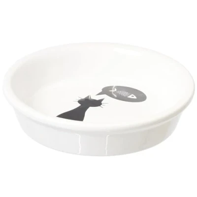 Image of Trixie Ceramic Bowl for Cats, 0.25 Litre,White