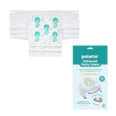 Image of Potette Plus Disposable Liners Super Absorbent, Biodegradable and Lightly Fragranced Potty Bags Pack of 30