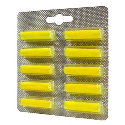 Image of Pack of 10 Vacuum Cleaner Fragrance Sticks Air Freshener with Scent Lemon Citrus Suitable for All Bags Chips Deodorant