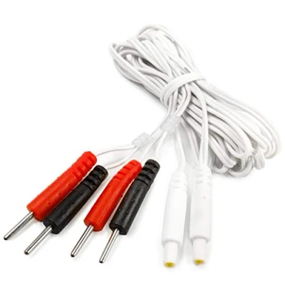 Image of TensCare Leadwires for NEW touch TENS, Perfect EMS, PFE and Uniglo 2 x L CPT (Eligible VAT relief in the UK)