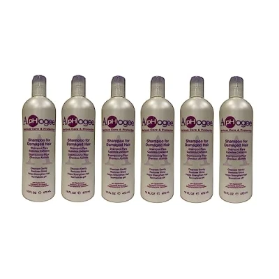 Image of Aphogee Shampoo for Damaged Hair, 16 oz Pack of 3