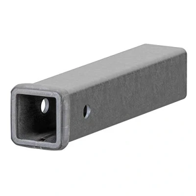 Image of CURT 49120 2 Inch x 12 Weld On Raw Steel Trailer Hitch Receiver Tube