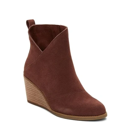 Image of TOMS Women&#039;s Sutton Ankle Boot, Chesnut Suede, 5.5 UK