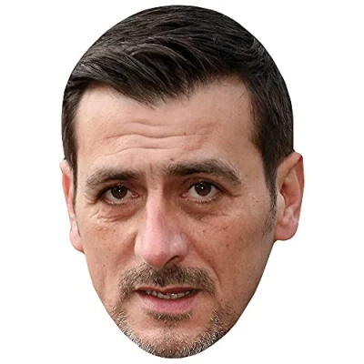 Image of Chris Gascoyne (Stubble) Celebrity Mask, Flat Card Face, Fancy Dress Mask
