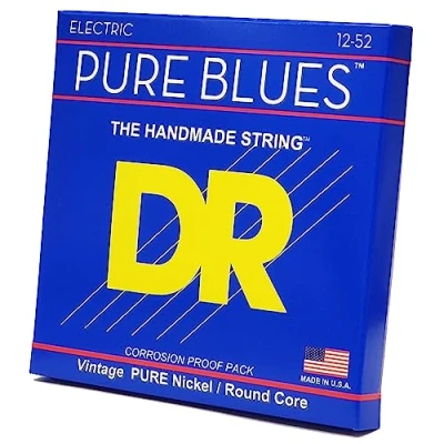 Image of DR Strings Pure BLUES™ Nickel Electric Guitar Strings: Extra Heavy 12 52