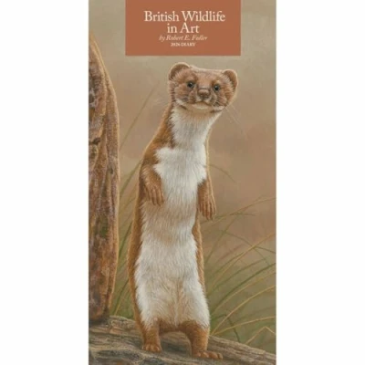Image of Carousel Worldwide, British Wildlife in Art 2026 Slim Diary Planner