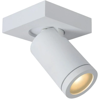 Image of Taylor Modern Ceiling Spotlight Bathroom LED Dim to warm GU10 1x5W 2200K/3000K IP44 White