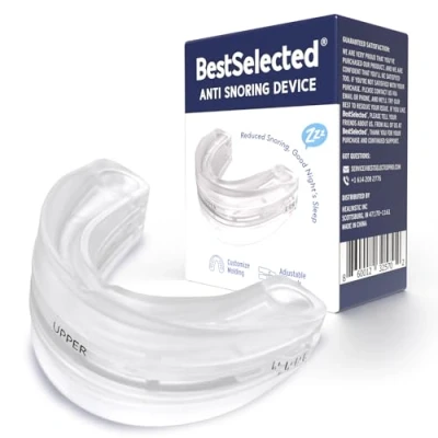 Image of Anti Snoring Mouth Guard Device: Adjustable Device Devices Sleeping Snore Stopper Mouthpiece Stop Aids for Women Men