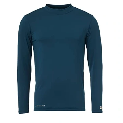 Image of Uhlsport Men Distinction Colors Base Layer Shirt Men&#039;s Petrol, L