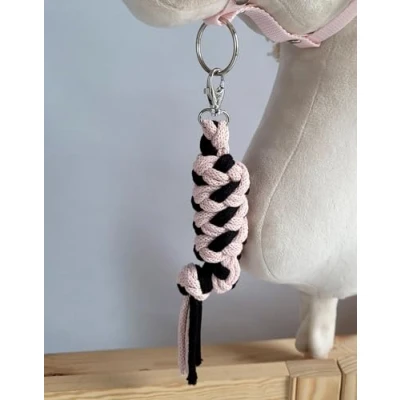 Image of Hobby Horse Rope Black and Powder Pink No Included