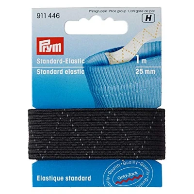 Image of Prym Elastic, Black, 25 mm