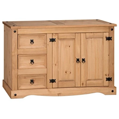 Image of Mercers Furniture Trade Corona Low Sideboard Light Fiesta Wax