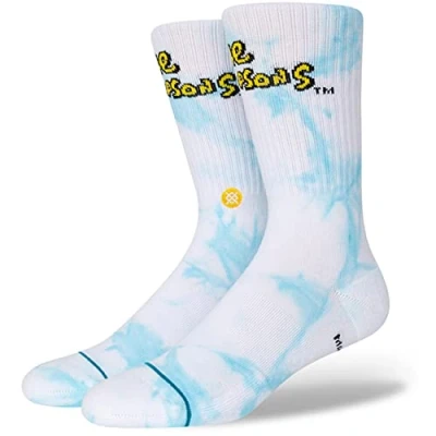 Image of Stance The Simpsons Intro Socks White (Large)
