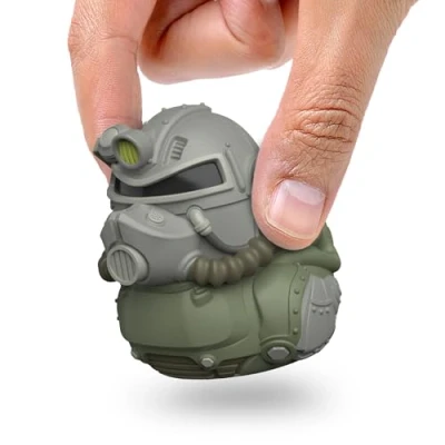 Image of TUBBZ Mini: Fallout T 51 Armour Cosplaying Rubber Duck Vinyl Figure