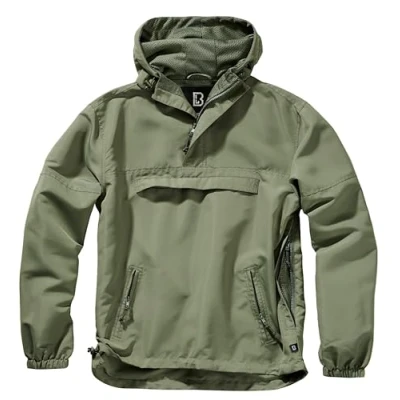 Image of Brandit Windbreaker, Men&#039;s, Size: XL, Olive