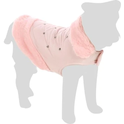Image of Flamingo Coco Dog Coat Pink 20 cm Washable Splash Resistant A:20 B: 26 28 C: 34 38