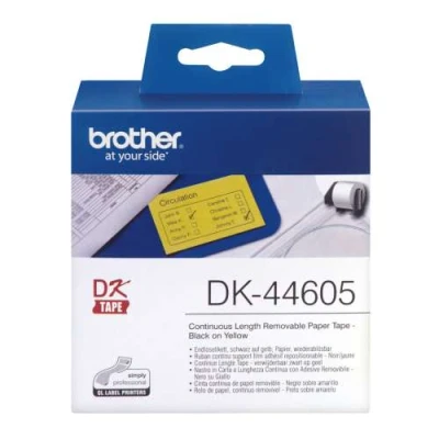 Image of Brother DK Labels 44605 62mm x 30.48m Continuous Removable DK44605