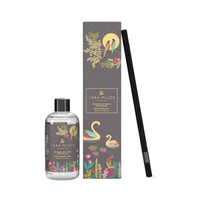 Image of Sara Miller Chelsea Collection Reed Diffuser Refill Geranium, Patchouli &amp; Vetivert