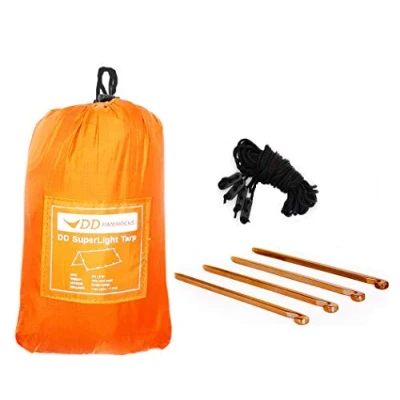 Image of DD Hammocks SuperLight Tarp Fully Waterproof Shelter For Travel Backpacking And Ultralight Adventures